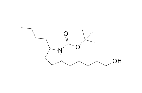 5-[5'-Butyl-1'-(t-butyloxycarbonyl)pyrrolidin-2'-yl]-1-pentanol