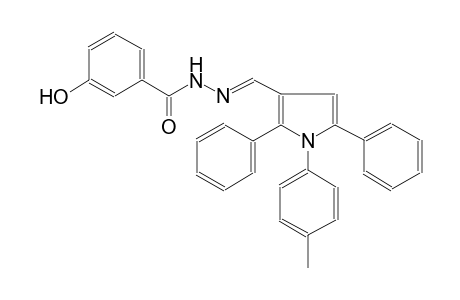 benzoic acid, 3-hydroxy-, 2-[(E)-[1-(4-methylphenyl)-2,5-diphenyl-1H-pyrrol-3-yl]methylidene]hydrazide
