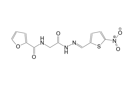 N-(2-{(2E)-2-[(5-nitro-2-thienyl)methylene]hydrazino}-2-oxoethyl)-2-furamide