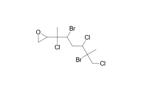 4,7-DIBROMO-3,6,8-TRICHLORO-3,7-METHYL-1,2-EPOXY-OCTANE