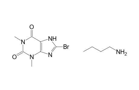 8-bromotheophylline, compd. with butylamine (1:1)