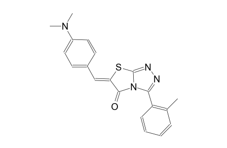 (6Z)-6-[4-(dimethylamino)benzylidene]-3-(2-methylphenyl)[1,3]thiazolo[2,3-c][1,2,4]triazol-5(6H)-one