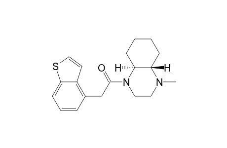 trans-1-methyl-4-(benzo[b]thien-4-ylacetyl)decahydroquinoxaline