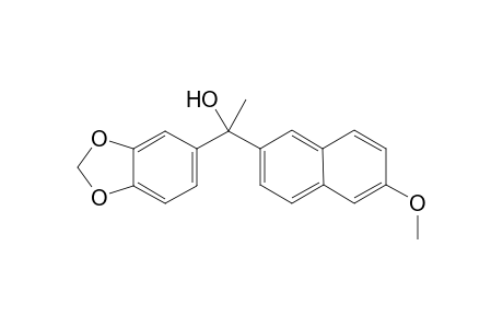 1-(benzo[d][1,3]dioxol-5-yl)-1-(6-methoxynaphthalen-2-yl)ethan-1-ol