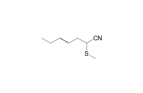 2-Methylthio-4-heptenenitrile