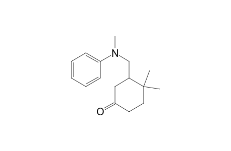 4,4-Dimethyl-3-[(N-methylanilino)methyl]-1-cyclohexanone