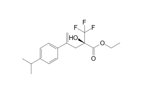 (R)-2-Hydroxy-4-(4-i-propylphenyl)-2-trifluoromethyl-pent-4-enoic acid ethyl ester