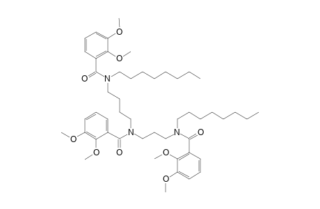N-[4-[(2,3-Dimethoxybenzoyl)octylamino]butyl]-N-[3-[(2,3-dimethoxybenzoyl)-octylamino]propyl]-2,3-dimethoxy-benzamide