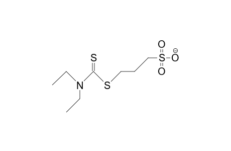 3-(N,N-Diethyl-dithio-carbamoyl)-propanesulfonate anion