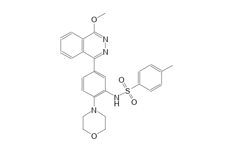 N-[5-(4-methoxy-1-phthalazinyl)-2-(4-morpholinyl)phenyl]-4-methylbenzenesulfonamide