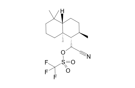 (-)-Cyano[(1S,2R,4aS,8aS)-decahydro-2,5,5,8a-tetramethylnaphthalen-1-yl]methyl Trifluoromethanesulfonate