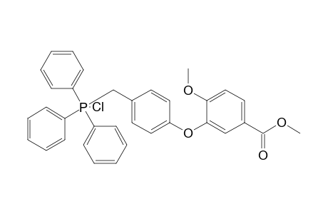 [4-(2-Methoxy-5-methoxycarbonylphenoxy)benzyl]triphenylphosphonium chloride