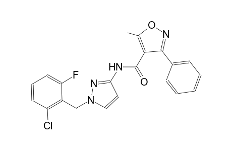 N-[1-(2-chloro-6-fluorobenzyl)-1H-pyrazol-3-yl]-5-methyl-3-phenyl-4-isoxazolecarboxamide