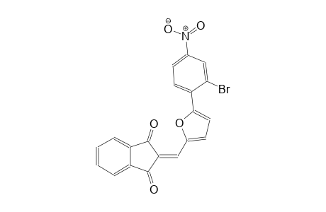 1H-indene-1,3(2H)-dione, 2-[[5-(2-bromo-4-nitrophenyl)-2-furanyl]methylene]-