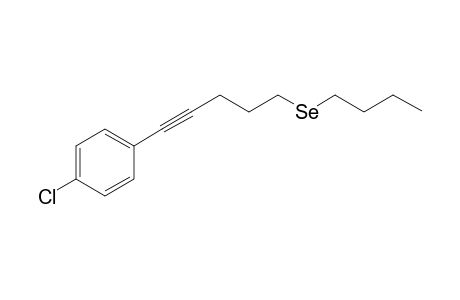 1-Butylseleno-5-p-chlorophenyl-pent-4-yne