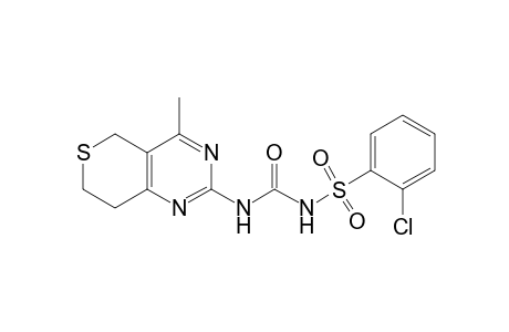 1-[(o-chlorophenyl)sulfonyl]-3-(7,8-dihydro-4-methyl-5H-thiopyrano[4,3-d]pyrimidin-2-yl)urea