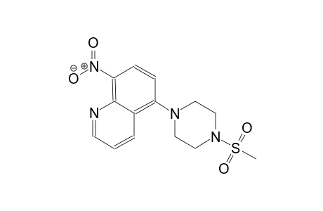 quinoline, 5-[4-(methylsulfonyl)-1-piperazinyl]-8-nitro-