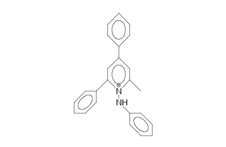 1-Anilino-2-methyl-4,6-diphenyl-pyridinium cation