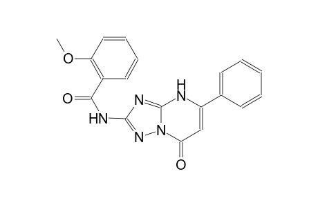 2-methoxy-N-(7-oxo-5-phenyl-4,7-dihydro[1,2,4]triazolo[1,5-a]pyrimidin-2-yl)benzamide