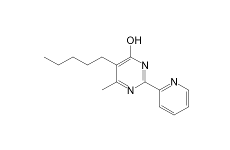 6-methyl-5-pentyl-2-(2-pyridyl)-4(3H)-pyrimidinone