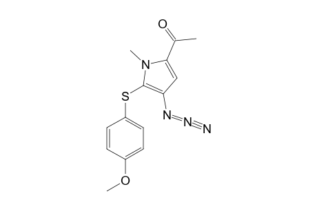 2-ACETYL-4-AZIDO-5-(4-METHOXYPHENYLTHIO)-1-METHYLPYRROLE