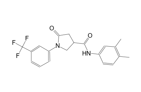 3-pyrrolidinecarboxamide, N-(3,4-dimethylphenyl)-5-oxo-1-[3-(trifluoromethyl)phenyl]-