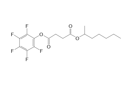 Succinic acid, hept-2-yl pentafluorophenyl ester