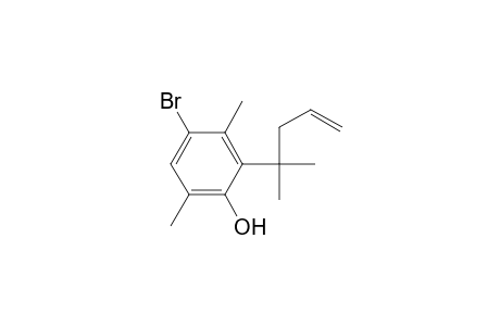 4-(5-Bromo-3,6-dimethyl-2-hydroxyphenyl)-4-methylpent-1-ene