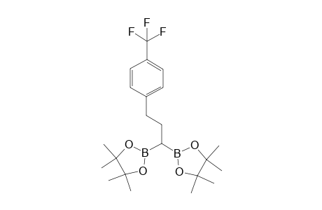 2,2'-(3-(4-(Trifluoromethyl)phenyl)propane-1,1-diyl)bis(4,4,5,5-tetramethyl-1,3,2-dioxaborolane)