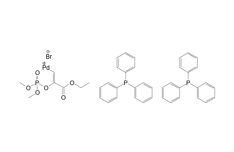 (Z)-[2-((Dimethoxyphosphinyl)oxy)-3-ethoxy-3-oxo-1-propenyl]bromobis(triphenylphosphine)palladium