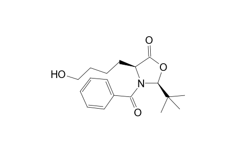 (2S,4.xi.)-3-Benzoyl-2-(tert-butyl)-4-(4-hydroxybutyl)-5-oxazolidine
