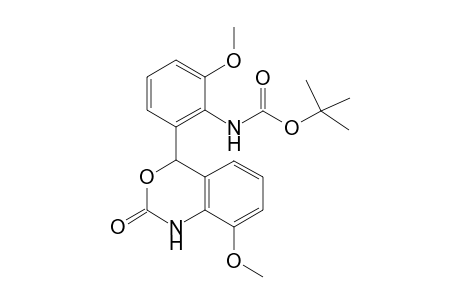 N-[2-(2-keto-8-methoxy-1,4-dihydro-3,1-benzoxazin-4-yl)-6-methoxy-phenyl]carbamic acid tert-butyl ester
