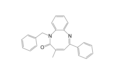 1,6-Benzodiazocin-2(1H)-one, 3-methyl-5-phenyl-1-(phenylmethyl)-