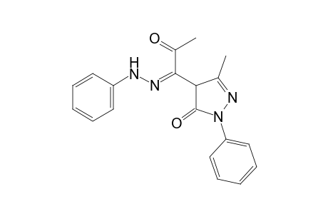 3-methyl-1-phenyl-4-pyruvoyl-2-pyrazolin-5-one, 4-(1-phenylhydrazone)