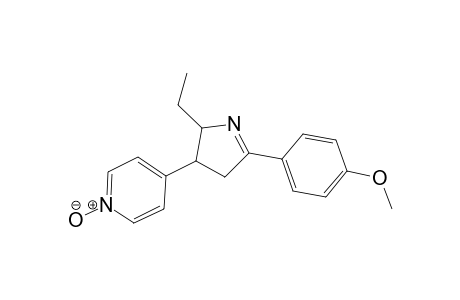 Pyridine, 4-[2-ethyl-3,4-dihydro-5-(4-methoxyphenyl)-2H-pyrrol-3-yl]-, N4-oxide