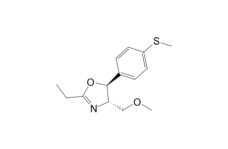 (4S,5S)-4-Methoxymethyl-2-ethyl-5-[4-(methylthio)phenyl]-2-oxazoline