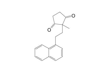2-Methyl-2-[2-(1-naphthyl)ethyl]cyclopentane-1,3-dione