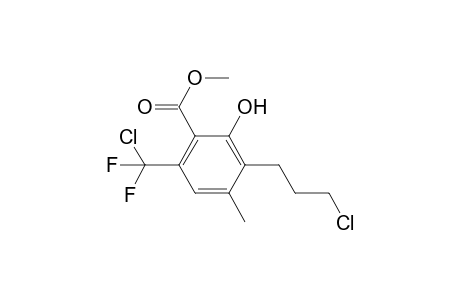 Methyl 6-[Chloro(difluoro)methyl]-3-(3-chloropropyl)-2-hydroxy-4-methylbenzoate