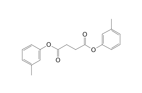 Succinic acid, di(3-methylphenyl) ester