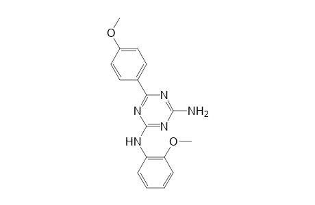 6-(4-Methoxy-phenyl)-N-(2-methoxy-phenyl)-[1,3,5]triazine-2,4-diamine