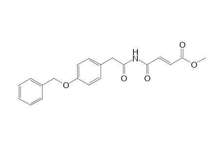Methyl N-[(4'-benzyloxyphenyl)acetyl]fumarate-amide