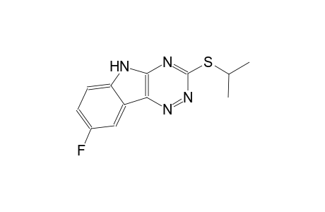 5H-[1,2,4]triazino[5,6-b]indole, 8-fluoro-3-[(1-methylethyl)thio]-