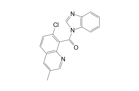 1H-Benzimidazole, 1-[(7-chloro-3-methyl-8-quinolinyl)carbonyl]-