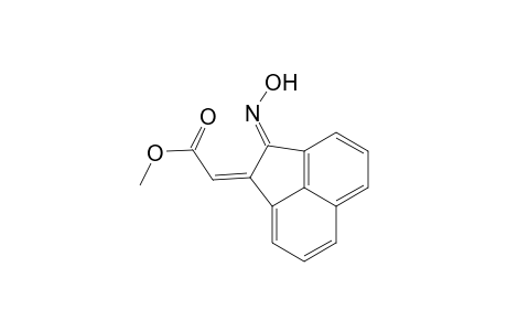 (2Z)-2-[(2Z)-2-hydroximinoacenaphthen-1-ylidene]acetic acid methyl ester