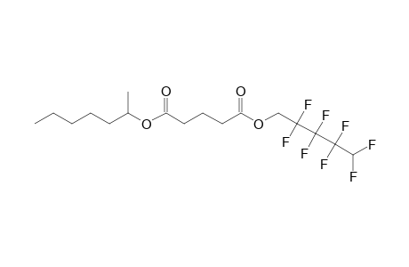 Glutaric acid, 2,2,3,3,4,4,5,5-octafluoropentyl 2-heptyl ester