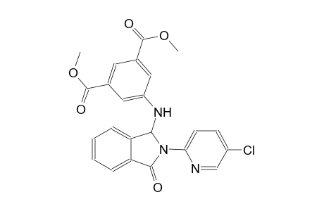 1,3-benzenedicarboxylic acid, 5-[[2-(5-chloro-2-pyridinyl)-2,3-dihydro-3-oxo-1H-isoindol-1-yl]amino]-, dimethyl ester