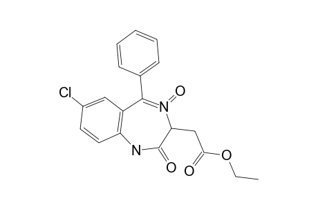 7-CHLORO-3-ETHOXYCARBONYLMETHYL-5-PHENYL-1,3-DIHYDRO-[1,4]-BENZODIAZEPIN-2-ONE-N-OXIDE
