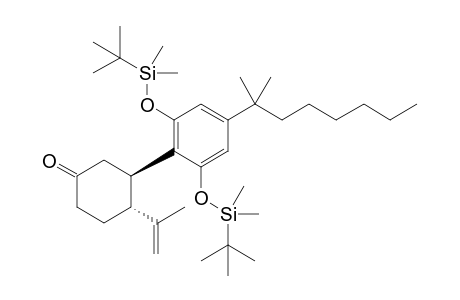 (3R,4R)-3-[2,6-bis[[tert-butyl(dimethyl)silyl]oxy]-4-(1,1-dimethylheptyl)phenyl]-4-isopropenyl-cyclohexanone