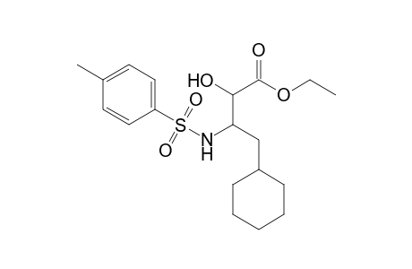 Ethyl 2-hydroxy-4-cyclohexyl-3-(tosylamino)butanoate
