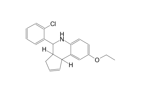 3H-cyclopenta[c]quinoline, 4-(2-chlorophenyl)-8-ethoxy-3a,4,5,9b-tetrahydro-, (3aS,4R,9bR)-